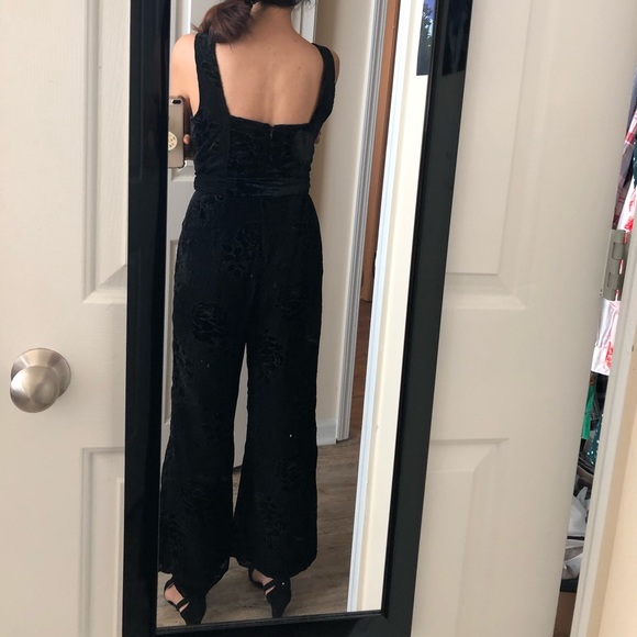 Anthropologie Velvet Jumpsuit - Picture 2 of 5